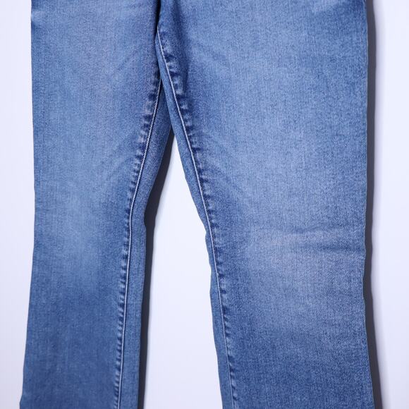 GOOD AMERICAN Good Classic Boot Jean Indigo412 High Rise Distressed Women's 6/28 - Picture 8 of 16